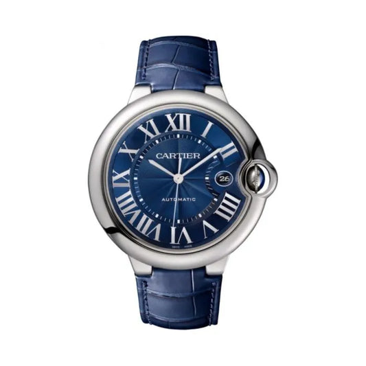 Cartier BALLON  leather NAVY DIAL