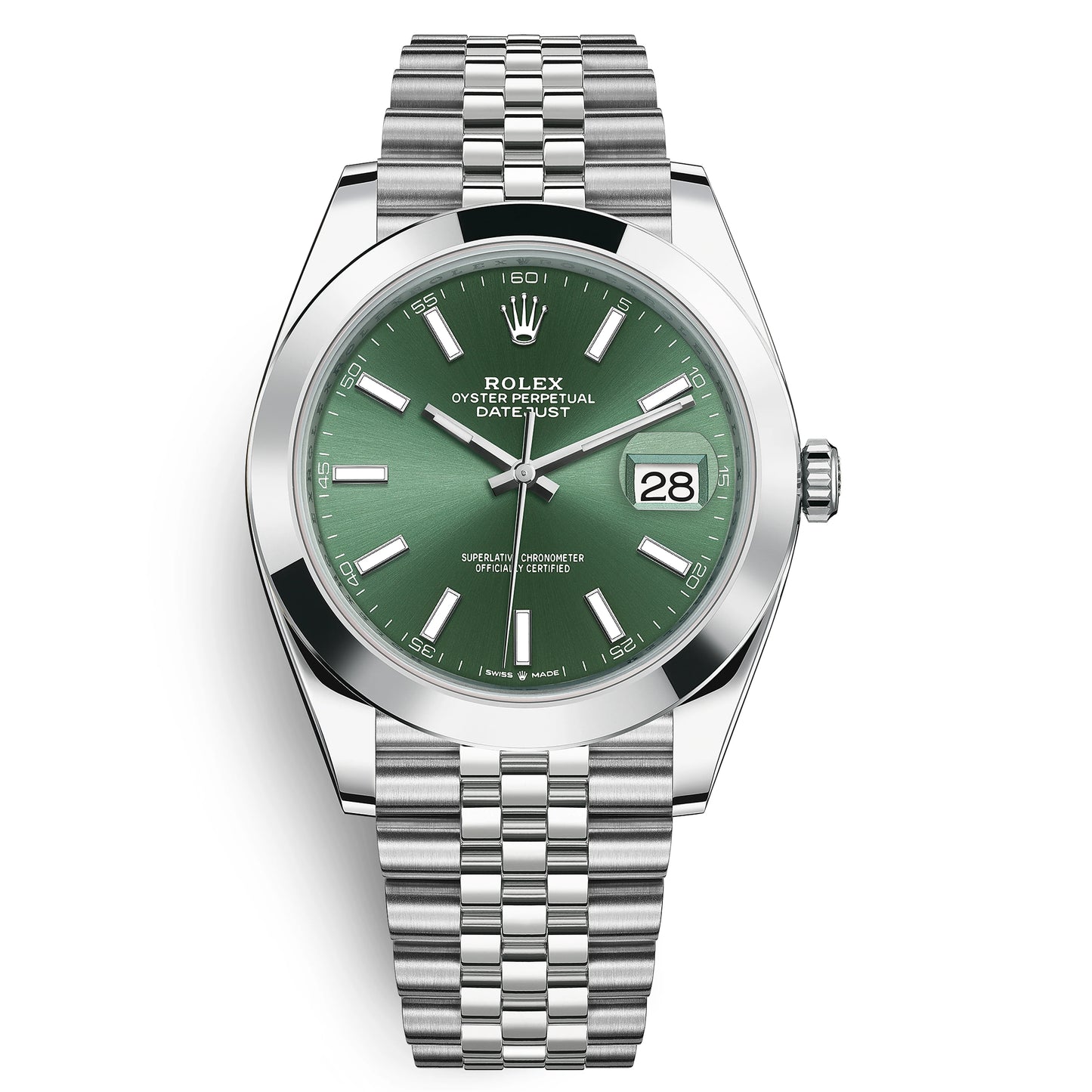 ROLEX DATEJUST GREEN DIAL (J) S