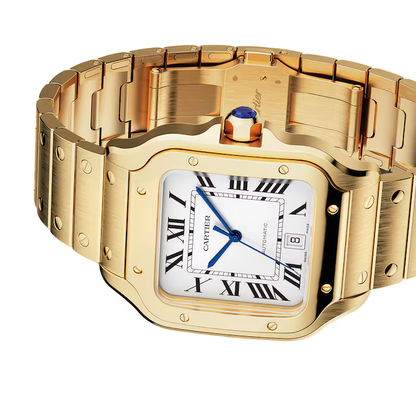 CARTIER SANTOS METAL GOLD