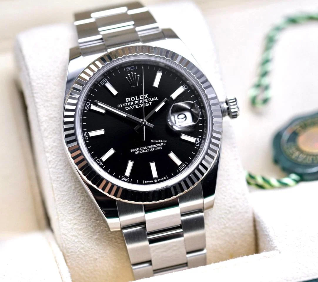 ROLEX DATEJUST BLACK DIAL (O) Z