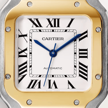 Cartier Santos metal green dial