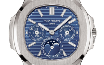 PATEK PHILIPPE NAUTILUS MOON PHASE (NAVY)