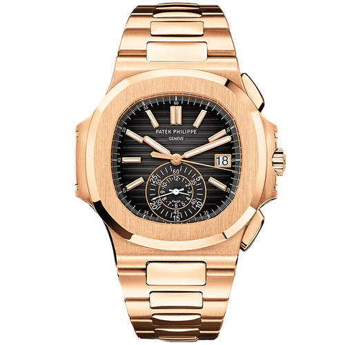 PATEK PHILIPPE NAUTILUS TWO TONE CHRONOGRAPH  (BLACK)