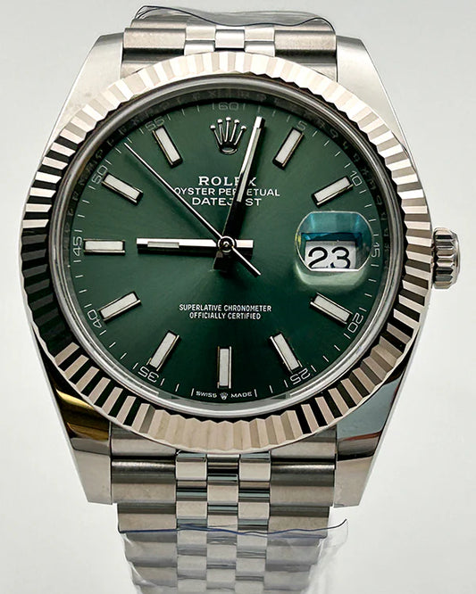 ROLEX DATEJUST GREEN DIAL (J) Z