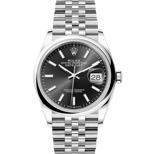 ROLEX DATEJUST BLACK DIAL (J) S