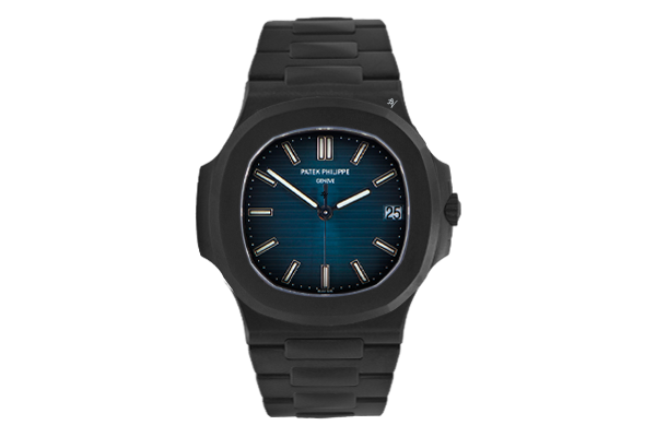 PATEK PHILIPPE NAUTILUS ALL BLACK (NAVY)