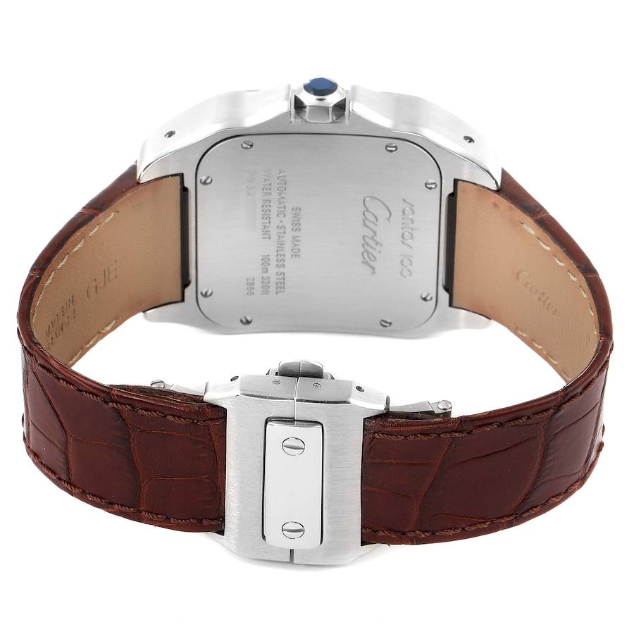 Cartier Santos leather BROWN