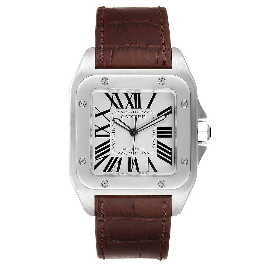 Cartier Santos leather BROWN