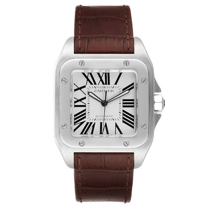 Cartier Santos leather BROWN