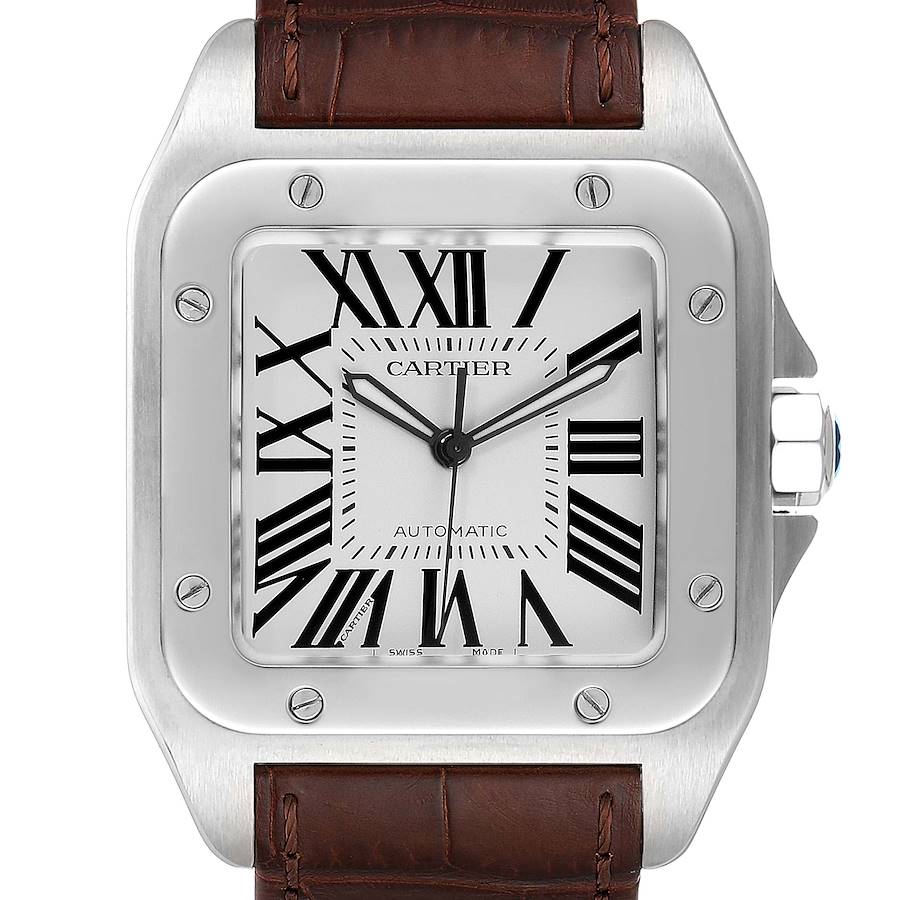 Cartier Santos leather BROWN