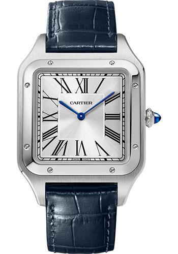 Cartier Santos leather NAVY