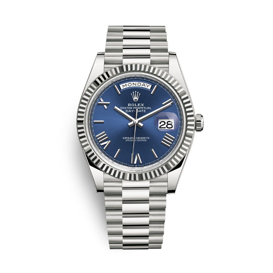 ROLEX DAY-DATE BLUE DIAL