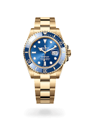 ROLEX SUBMARINER ALL GOLD (BLUE)