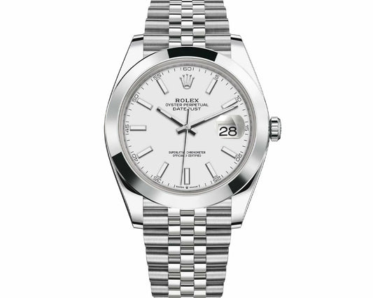 ROLEX DATEJUST WHITE DIAL (J) S