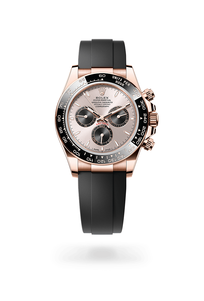 ROLEX DAYTONA RUBBER (ROSEGOLD*GREY)