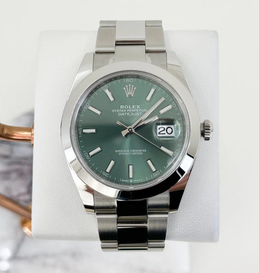 ROLEX DATEJUST GREEN DIAL (O) S