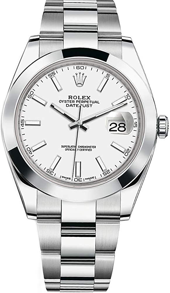 ROLEX DATEJUST WHITE DIAL (O) S