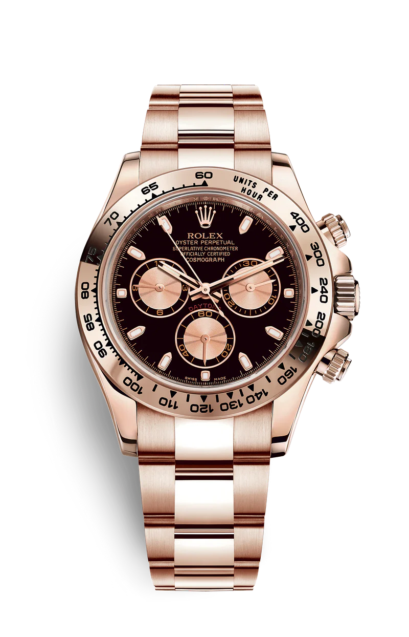 ROLEX DAYTONA METAL ROSE GOLD (BLACK)