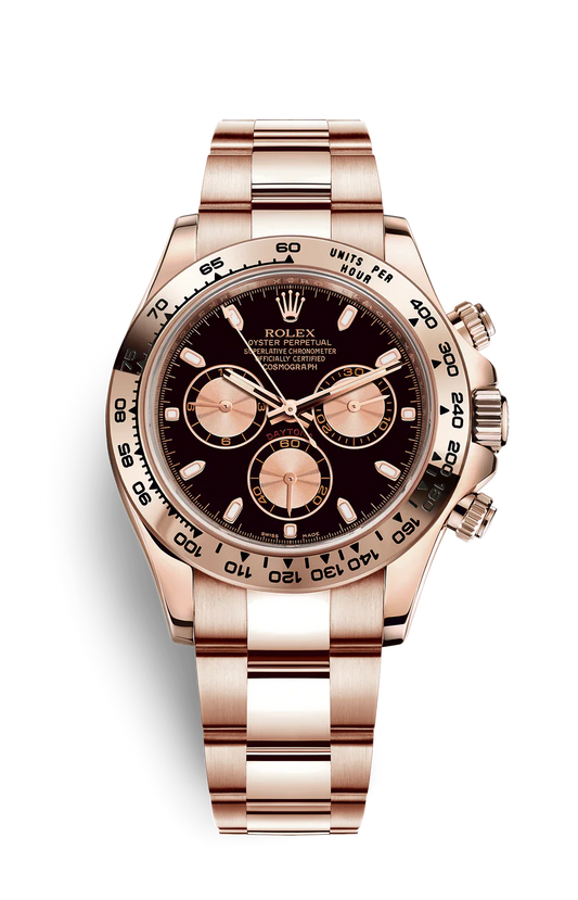 ROLEX DAYTONA METAL ROSE GOLD (BLACK)